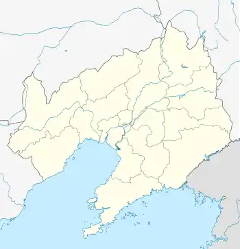 Beizhen is located in Liaoning