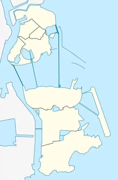 Location of the lake in Macau