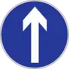 Proceed straight