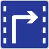 Lane for turn right