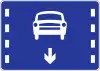 Lane for automobile