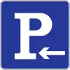 Parking place on left