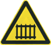 Railroad head (with safety barriers)