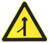 Merging traffic on left