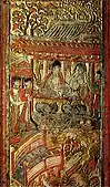 Scene in a Chinese pavillion, Tomb of An Jia, 579 CE.