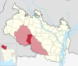 Location of Chirirbandar