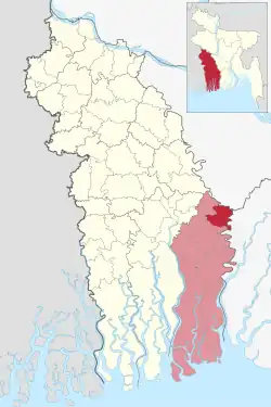 Location of Chitalmari