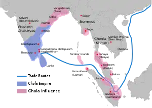 Image 8The Tamil Chola Empire at its height, 1030 CE (from Tamils)