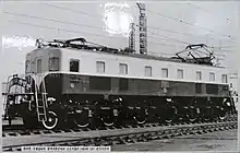 Electric Locomotive Chŏngiha-3 of the Korean State Railway.