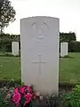 Grave of 16-year-old Private Banks