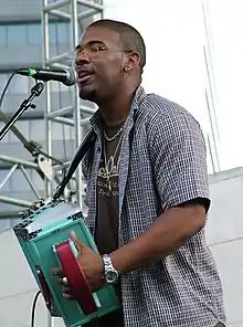 Ardoin performing in June 2005