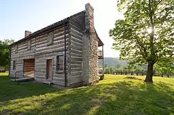 Jacob Wolf House, one of the oldest buildings in Arkansas (1829)