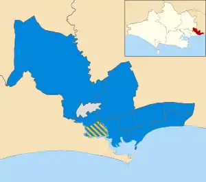 2011 results map