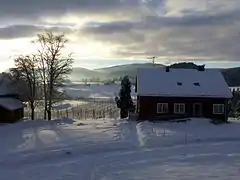 A typical farm house in Børte