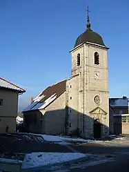 The church in Mouchard