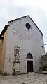 Entrance to the church of St. Francis