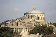 Church of St Irene roof from afar