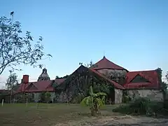 Rear view of the church