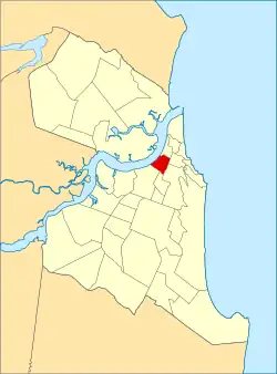 Location of Cidade Alta in Natal.