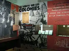 Temporary exhibition  « 1931, les étrangers au temps de l'Exposition coloniale » (2008).