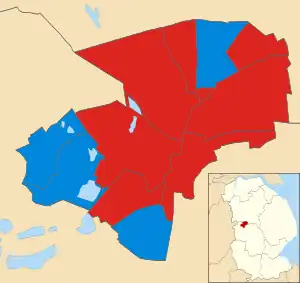 2010 results map