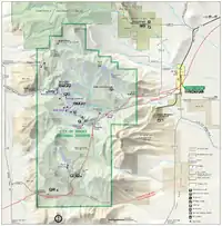 Map of City of Rocks and the southern Albion Range