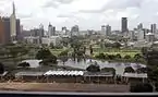 Nairobi skyline from the park