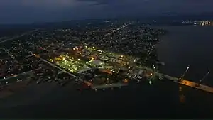 Puerto Barrios at night