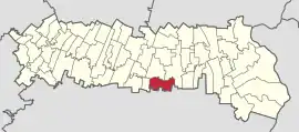 Location in Ialomița County