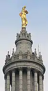 Civic Fame (1913), atop Manhattan Municipal Building,New York City