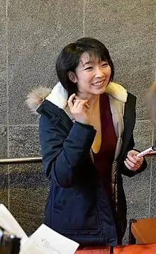 Huangci at an autograph session in Lucerne 2019