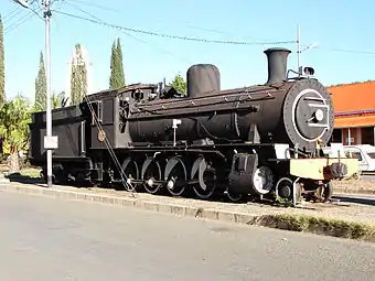 No. 1153 with inside admission piston valves, Fauresmith, 28 April 2013