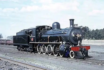 Ex CGR (Eastern System) no. 788, SAR no. 1223, here modified to superheating, c. 1970