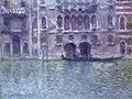 The Palazzo da Mula Morosini on the Grand Canal, pictured above, was the subject of a 1908 painting by Claude Monet held in the collection of the National Gallery of Art, Washington, D.C. The Morosini palazzo and the Palazzo da Mula share some architectural similarities.