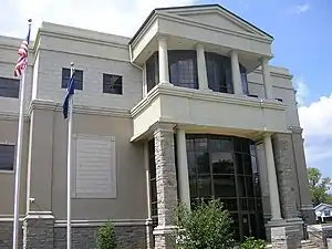 Clay County courthouse in Manchester