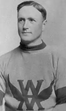 Clem Loughlin with the Victoria Cougars