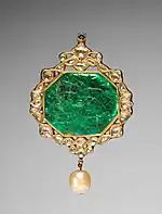 Pendant, India, Mughal, Rajasthan, Jaipur, 18th century