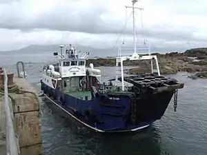 MV Clew Bay Queen as Clare Island ferry