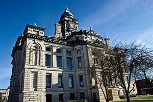 Clinton County Courthouse in Frankfort, Indiana