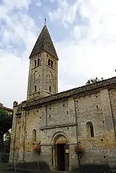 The church in Chissey-lès-Mâcon