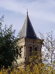 The bell tower of the church of Venelles