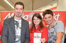 Kris (left) and Koen (right) at a signing session