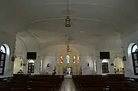 Interior facing the altar