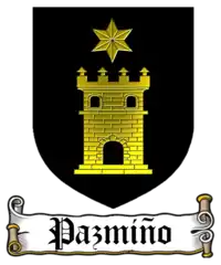 Coat of arms of Pazmiño family