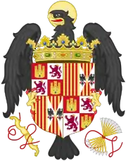 Coat of arms as queen (1474–1492)