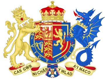 Arms of Sophie, Countess of Wessex