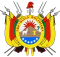 Second Coat of arms of Bolivia, adopted in 1826.