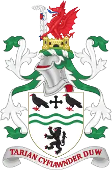 Arms of Clwyd County Council