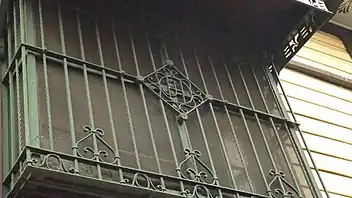 Details of the window grills