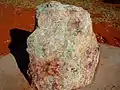 Rock with copper ore